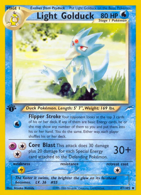 Light Golduck · Neo Destiny 47/105