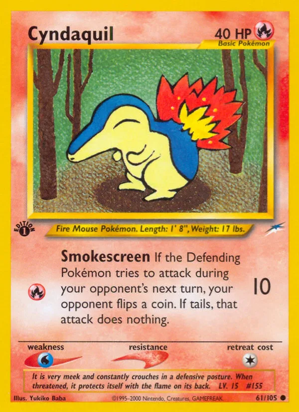 Cyndaquil · Neo Destiny 61/105