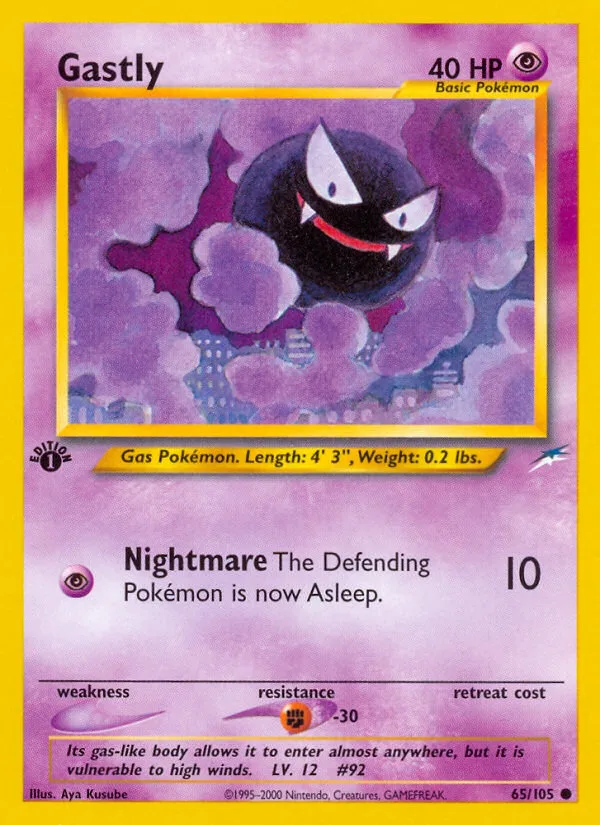 Gastly · Neo Destiny 65/105