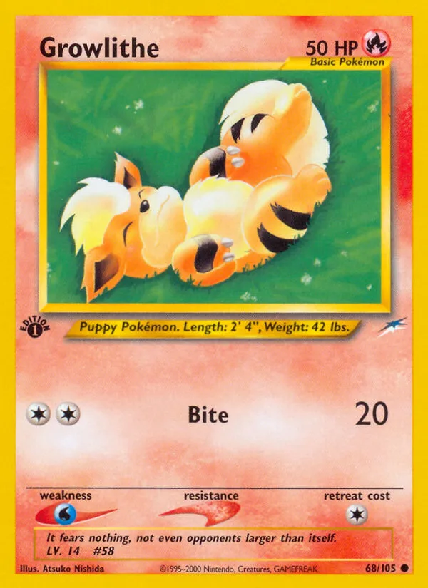 Growlithe · Neo Destiny 68/105