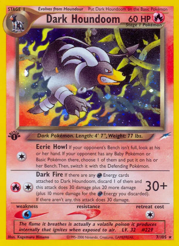 Dark Houndoom · Neo Destiny 7/105