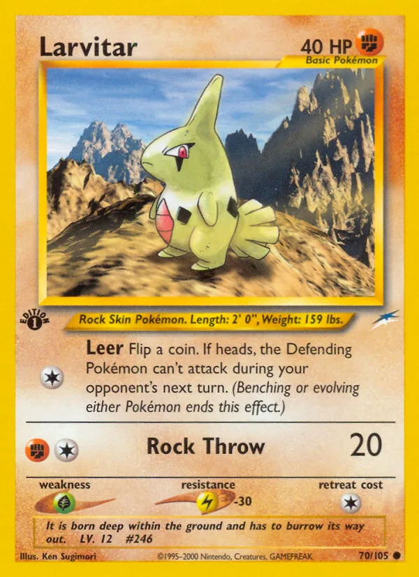 Larvitar · Neo Destiny 70/105