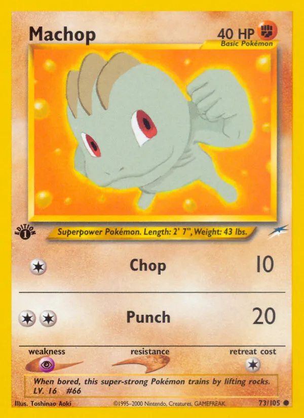 Machop · Neo Destiny 73/105