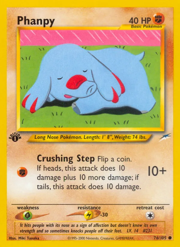 Phanpy · Neo Destiny 76/105