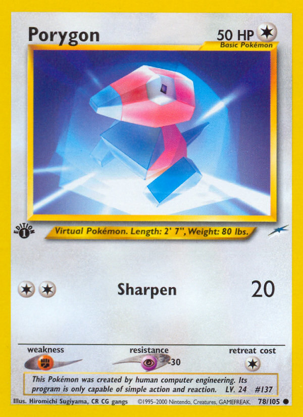 Porygon · Neo Destiny 78/105