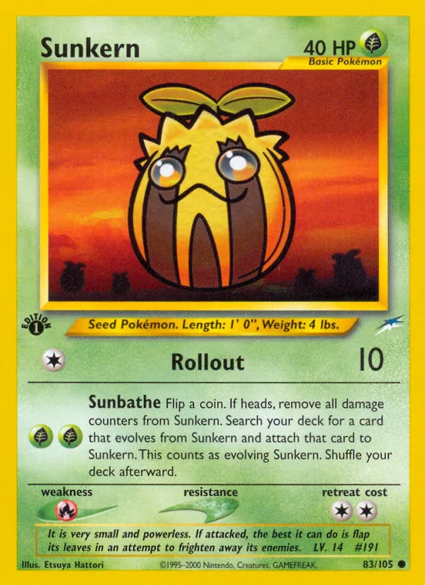 Sunkern · Neo Destiny 83/105