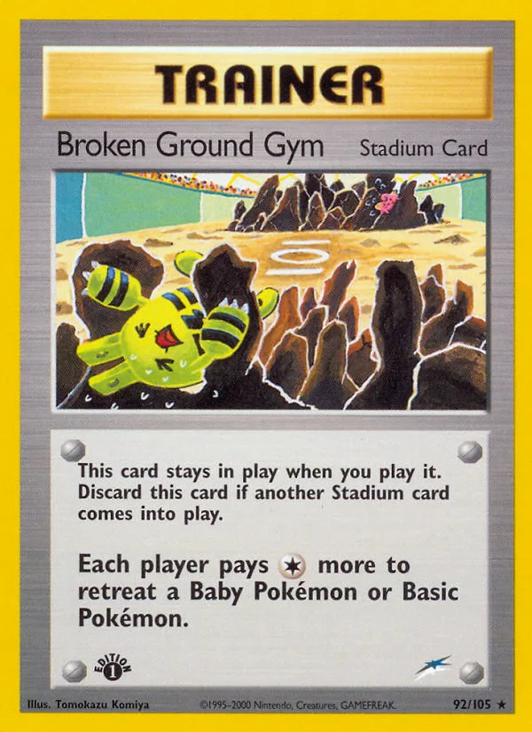 Broken Ground Gym · Neo Destiny 92/105