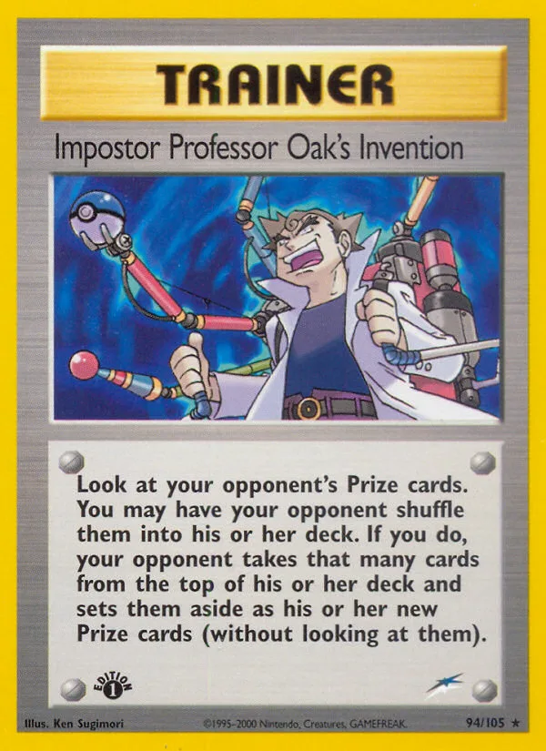 Impostor Professor Oak's Invention · Neo Destiny 94/105