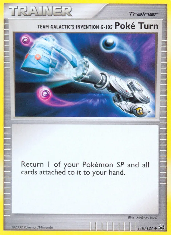 Team Galactic's Invention G-105 Poké Turn · Platinum 118/127
