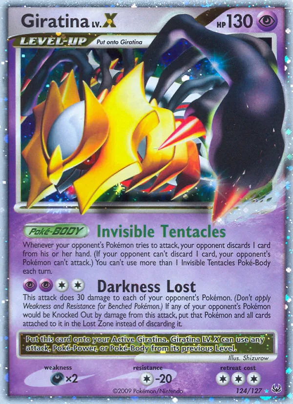 Giratina LV.X · Platinum 124/127