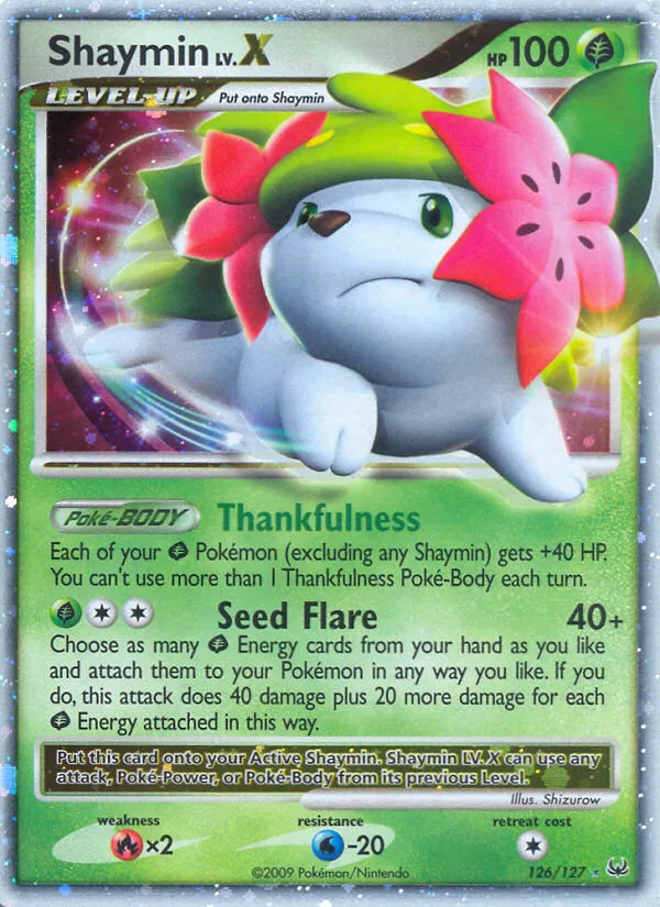 Shaymin LV.X · Platinum 126/127