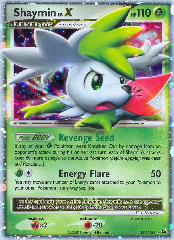 Shaymin LV.X · Platinum 127/127