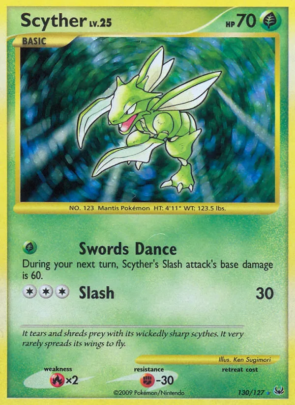 Scyther · Platinum 130/127