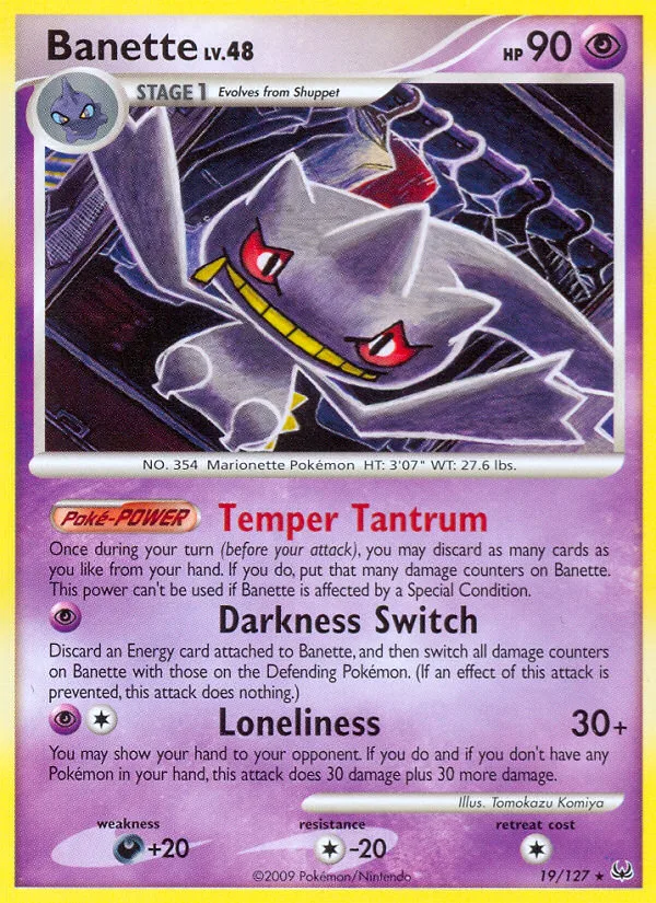 Banette · Platinum 19/127