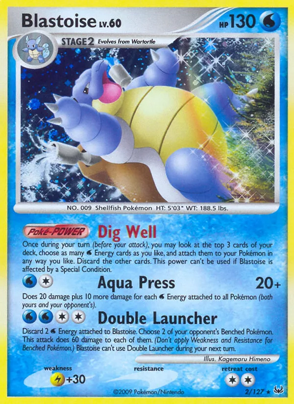 Blastoise · Platinum 2/127