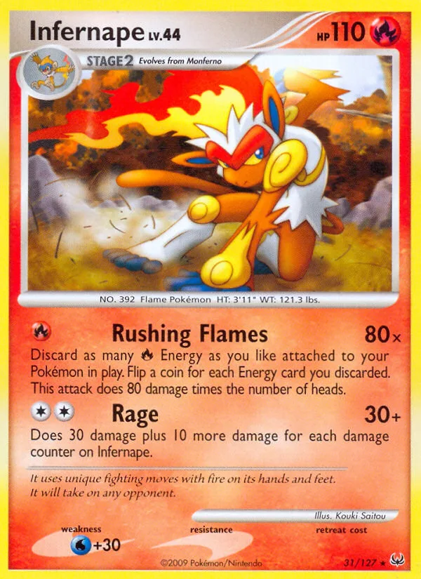 Infernape · Platinum 31/127