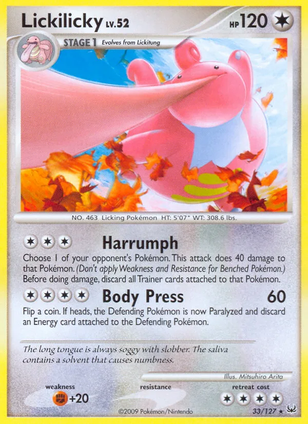 Lickilicky · Platinum 33/127