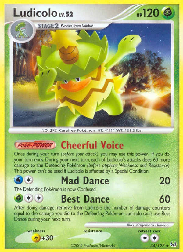 Ludicolo · Platinum 34/127
