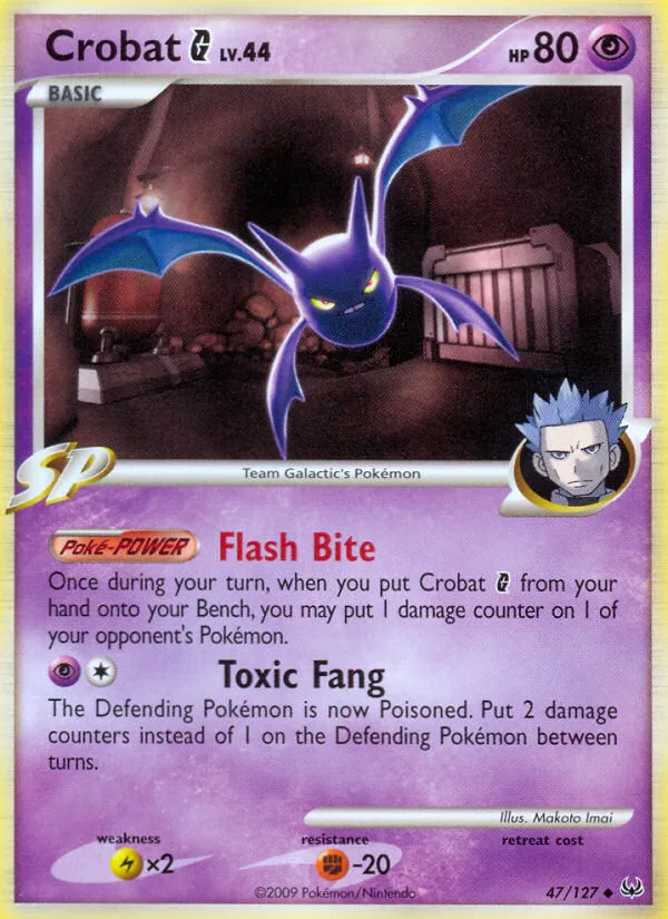 Crobat G · Platinum 47/127