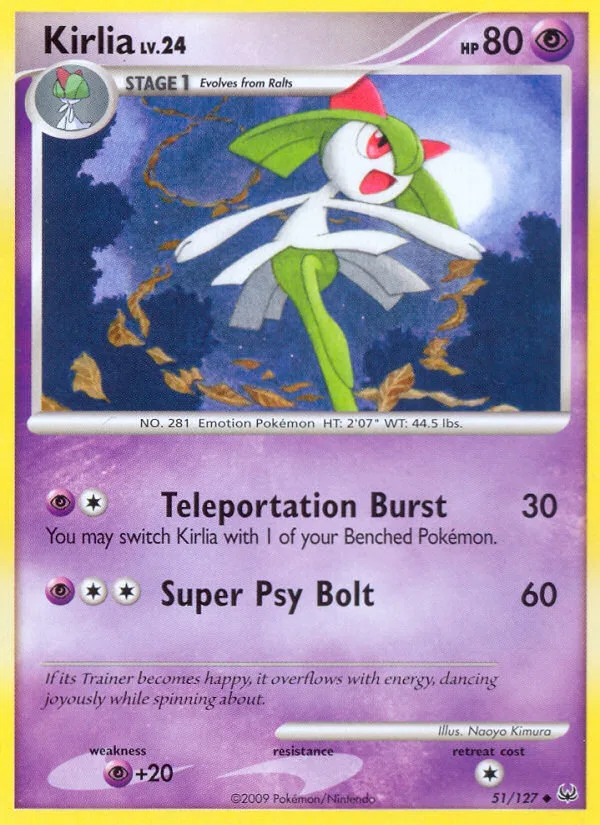 Kirlia · Platinum 51/127