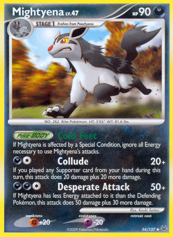 Mightyena · Platinum 54/127