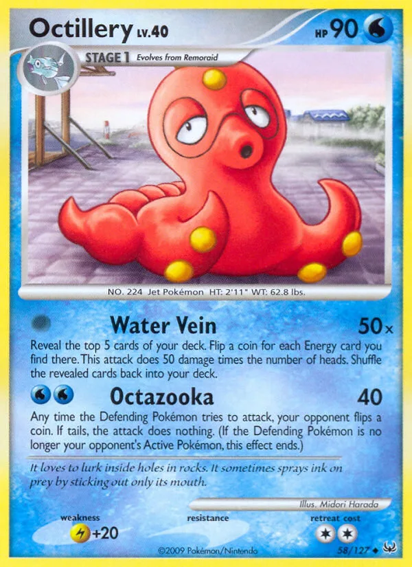 Octillery · Platinum 58/127