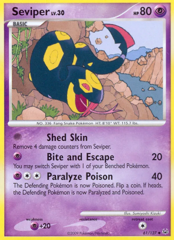 Seviper · Platinum 61/127