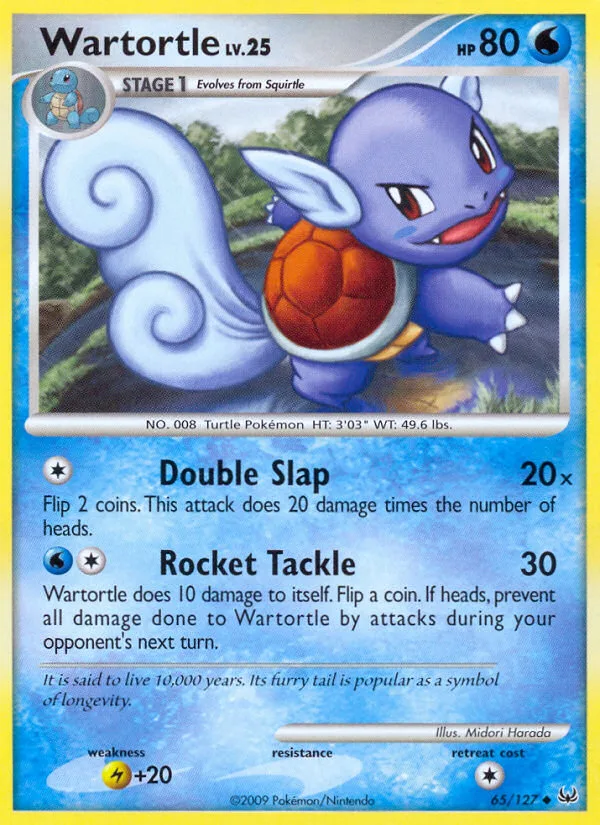 Wartortle · Platinum 65/127