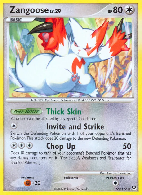 Zangoose · Platinum 66/127