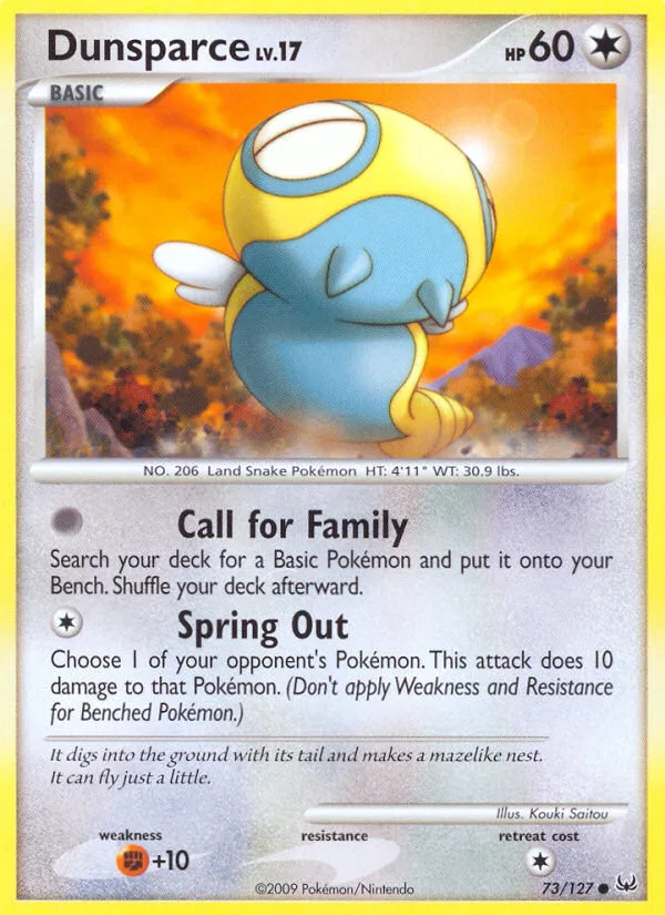 Dunsparce · Platinum 73/127