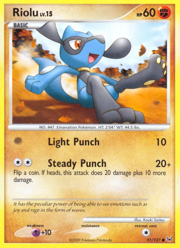 Riolu · Platinum 91/127
