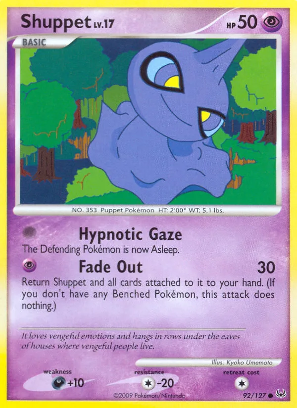 Shuppet · Platinum 92/127