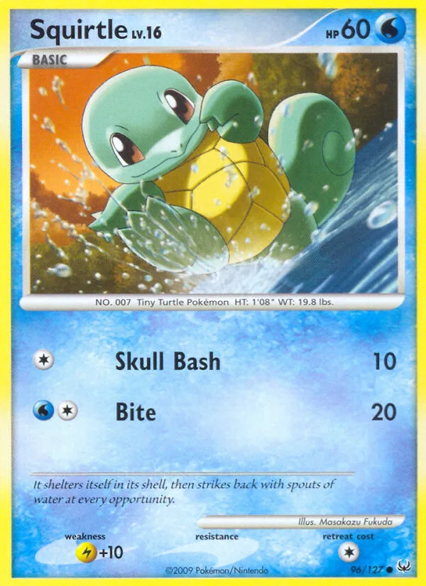 Squirtle · Platinum 96/127