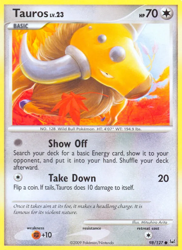 Tauros · Platinum 98/127