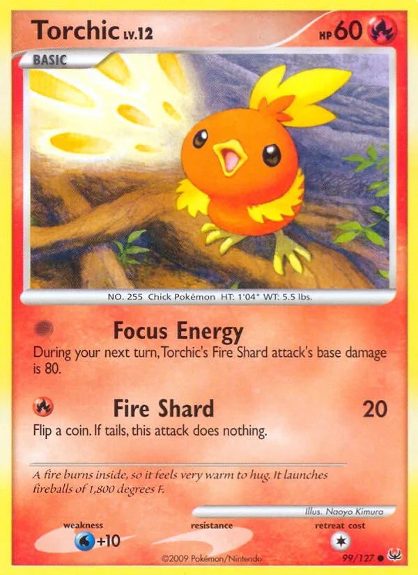 Torchic · Platinum 99/127