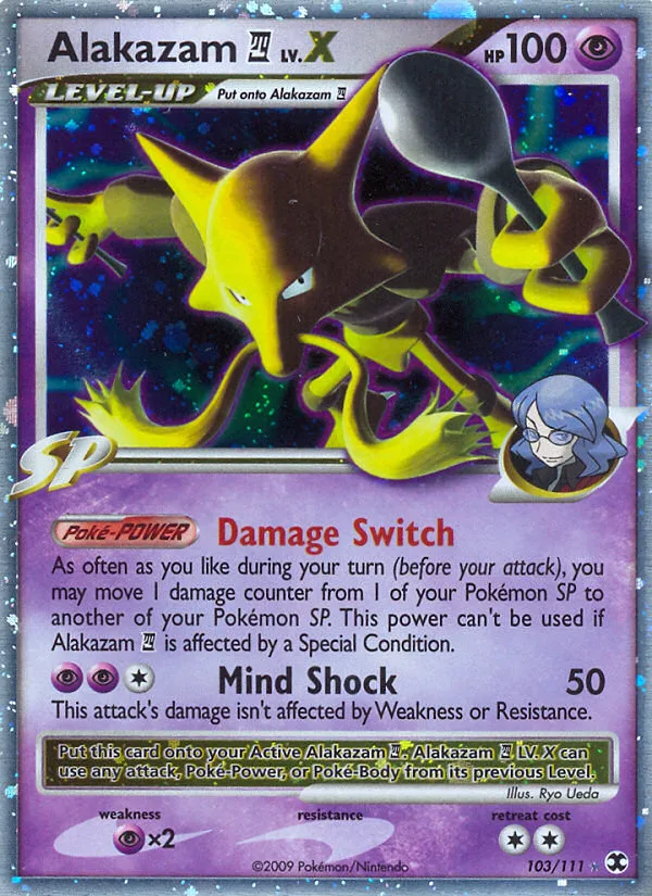 Alakazam E4 LV.X · Rising Rivals 103/111