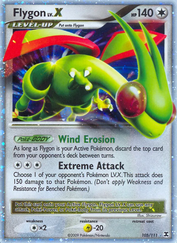 Flygon LV.X · Rising Rivals 105/111