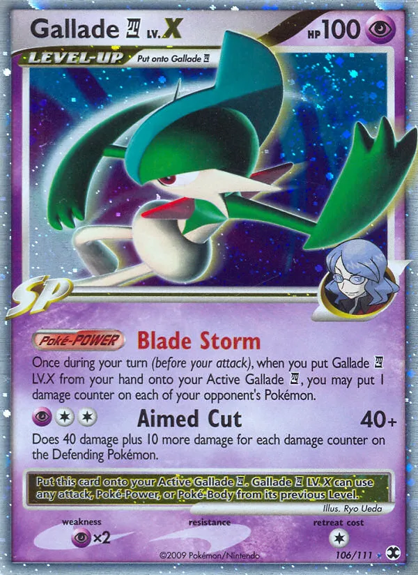 Gallade E4 LV.X · Rising Rivals 106/111