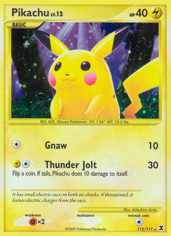 Pikachu · Rising Rivals 112/111