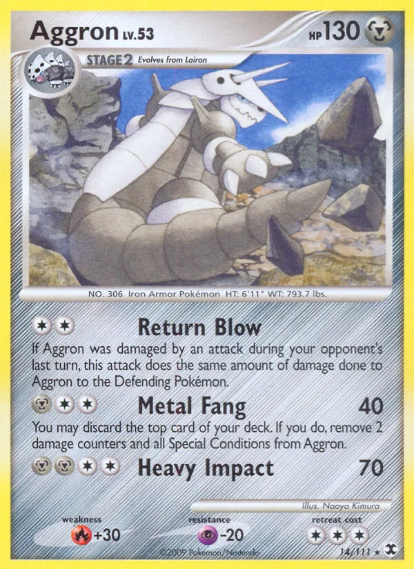 Aggron · Rising Rivals 14/111