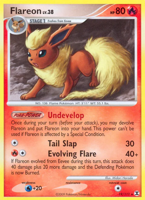 Flareon · Rising Rivals 19/111
