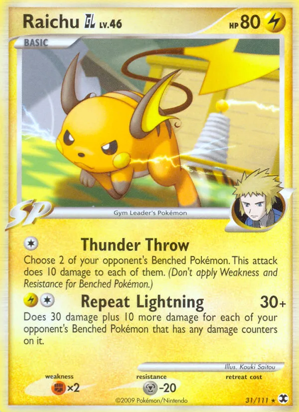 Raichu GL · Rising Rivals 31/111