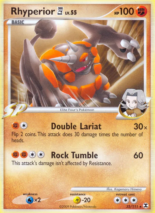 Rhyperior E4 · Rising Rivals 32/111