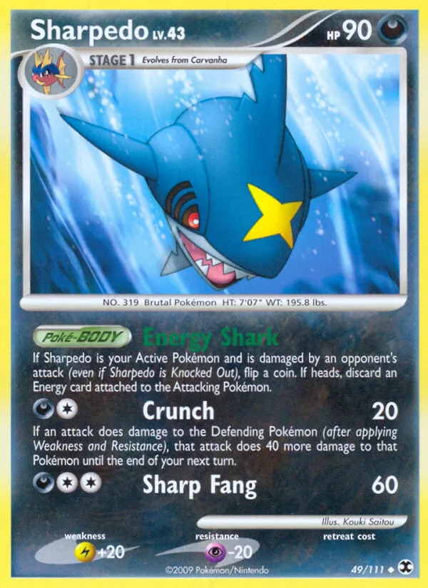 Sharpedo · Rising Rivals 49/111