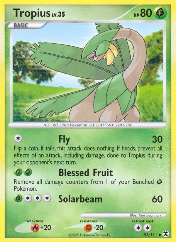 Tropius · Rising Rivals 52/111