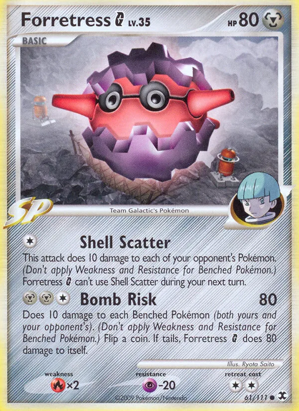 Forretress G · Rising Rivals 61/111