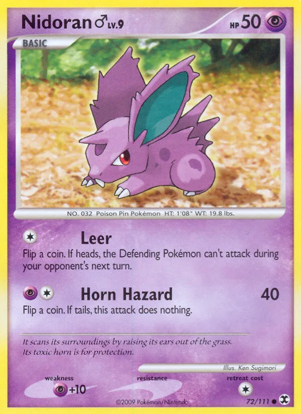 Nidoran ♂ · Rising Rivals 72/111