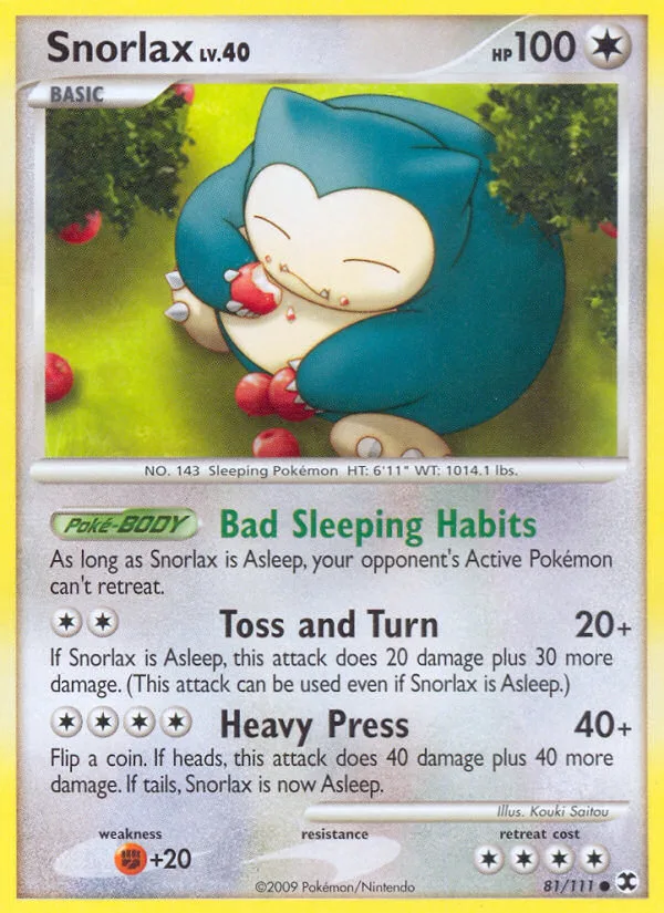 Snorlax · Rising Rivals 81/111