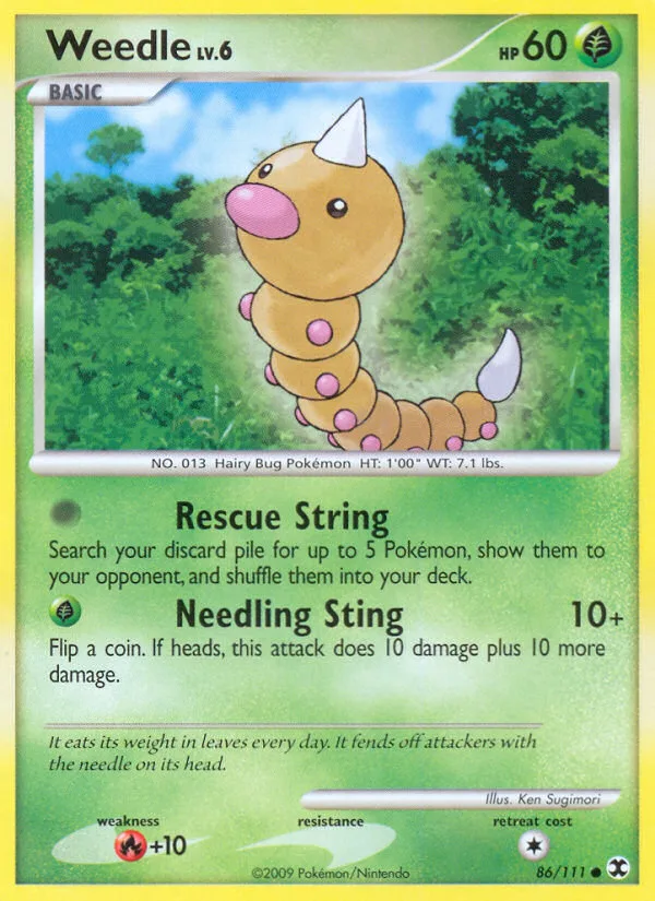 Weedle · Rising Rivals 86/111