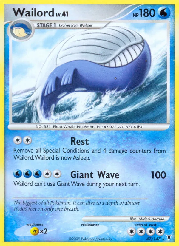 Wailord · Supreme Victors 47/147